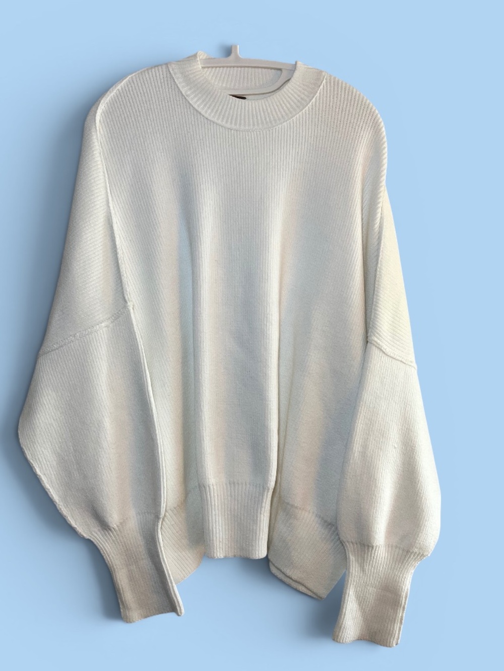 Free People Oversized White Easy Street Tunic Size Small